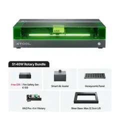 xTool S1 Laser Engraver Deluxe Bundle 40W