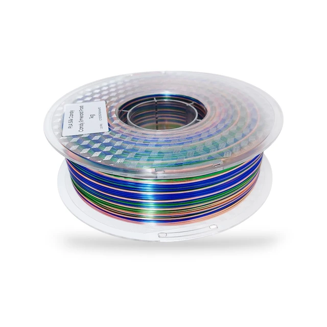 Polyalkemi PLA Silk Candy Emerald Frost (Deep Blue L.Orange Green) 