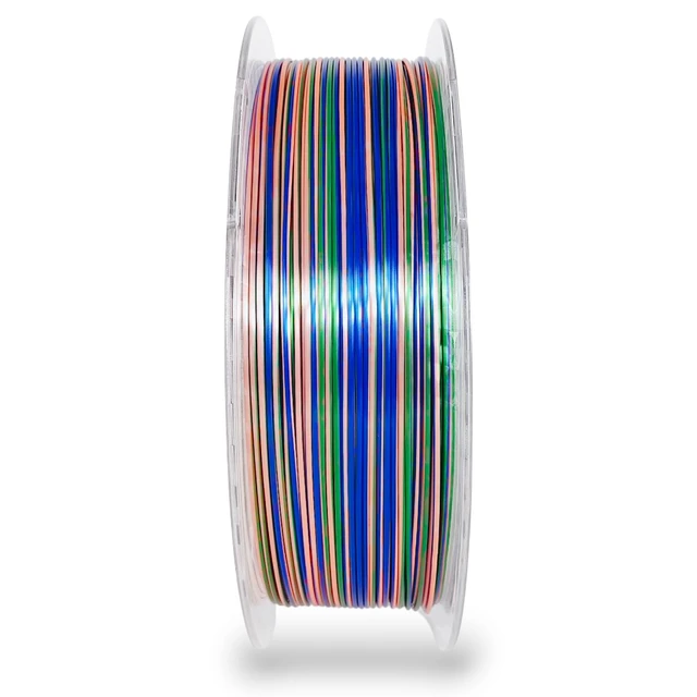 Polyalkemi PLA Silk Candy Emerald Frost (Deep Blue L.Orange Green) 