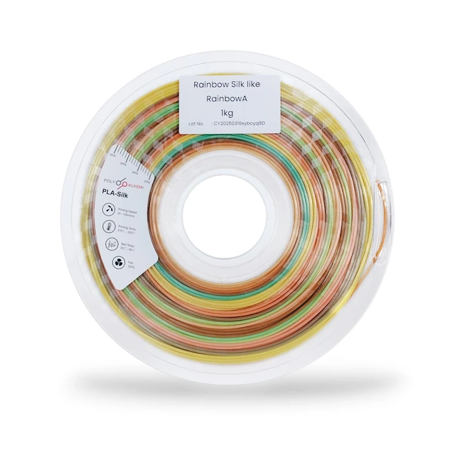 Polyalkemi PLA Silk Rainbow RainbowA 