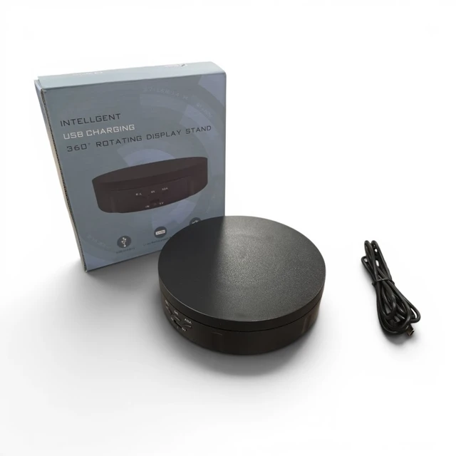 PolySmart Turntable - Rechargeable Black 