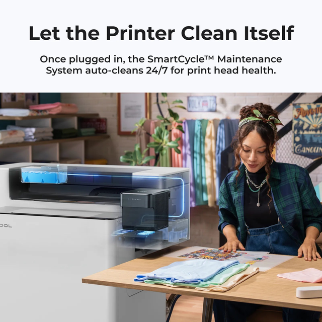 xTool Apparel DTF Printer All-In-1 Bundle 