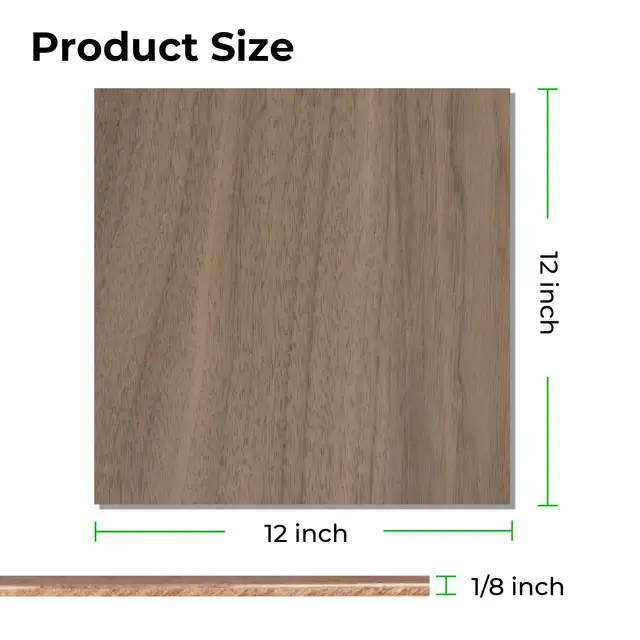 Xtool Walnut Plywood Sheets 305x305mm - 30stk 