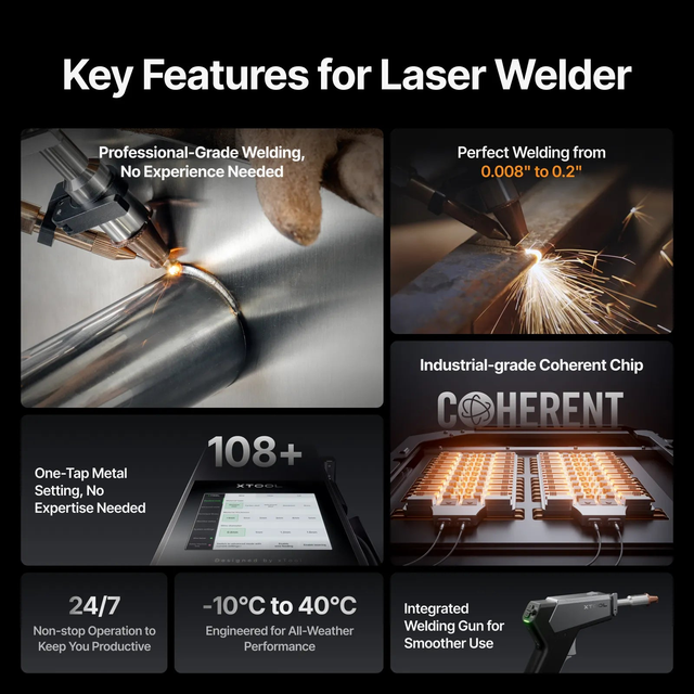 MetalFab 800W Laser Metal Welder 