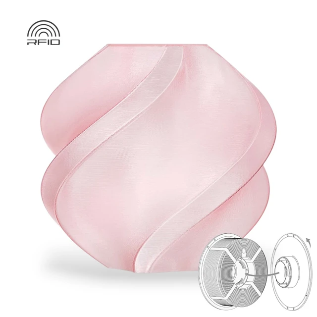Bambu Lab PETG Translucent - Refill Translucent Pink 