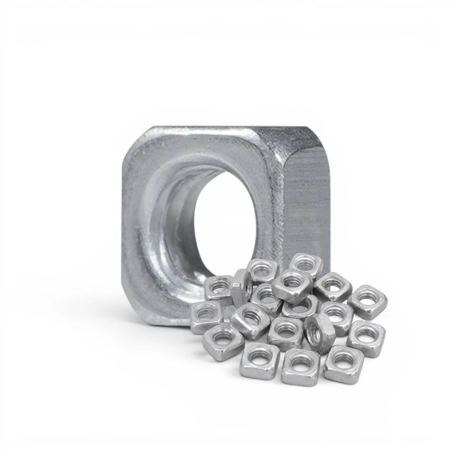 Carbon Steel Square Nut 20pk M2.5x5x2mm 