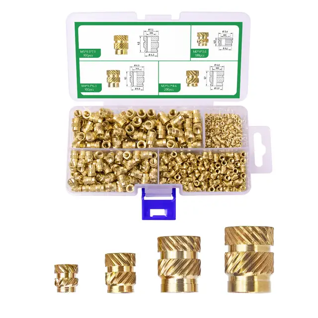 Mintion Threaded Heat Insert Kit 500pcs 