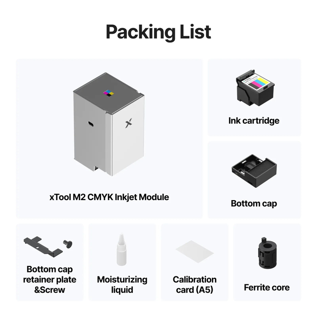 Xtool M2 CMYK Inkjet Module 