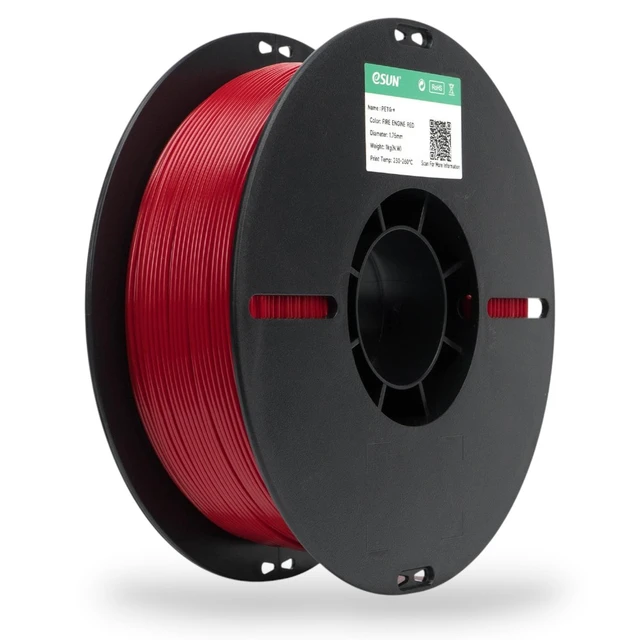 eSun PETG+ Fire Engine Red 