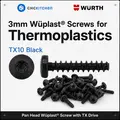 CNCKitchen Screw for Thermoplastic M3.5 3.5x10mm 