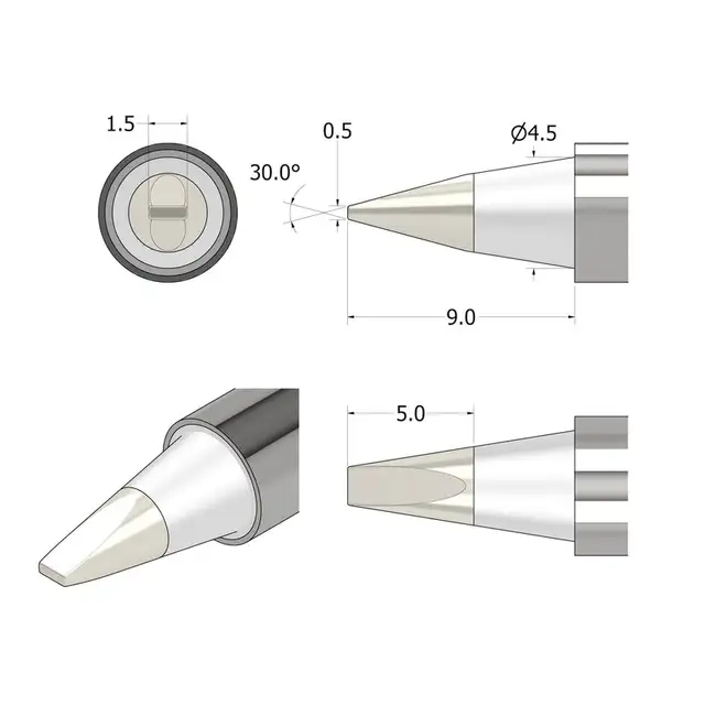 iFixit FixHub Soldering Iron Wedge 1.5 Tip 