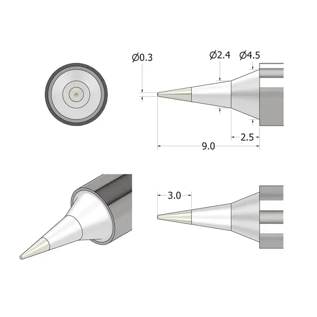iFixit FixHub Soldering Iron Point Tip 