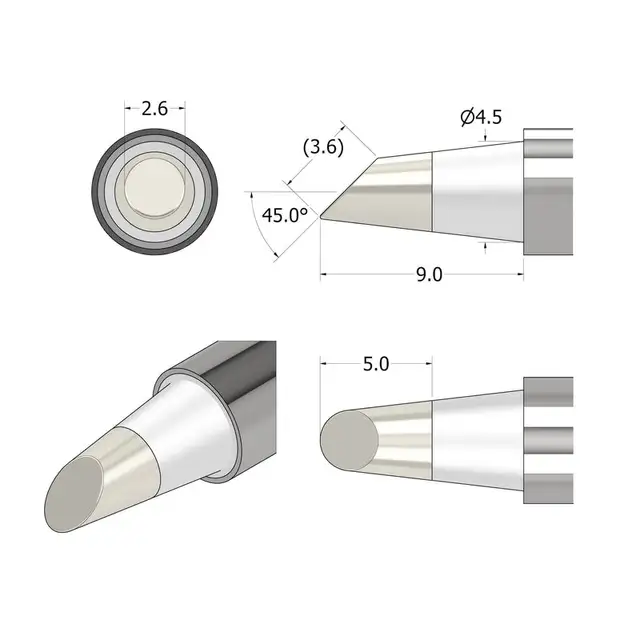 iFixit FixHub Soldering Iron Bevel 2.6 Tip 