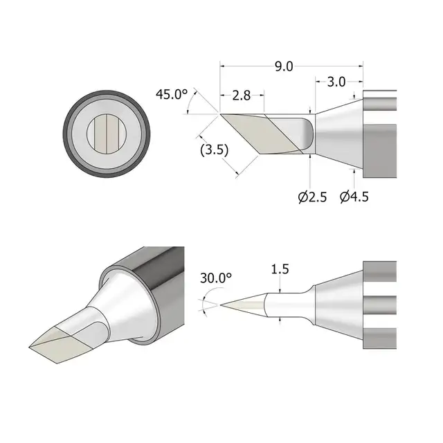 iFixit FixHub Soldering Iron Knife 2.5 Tip 