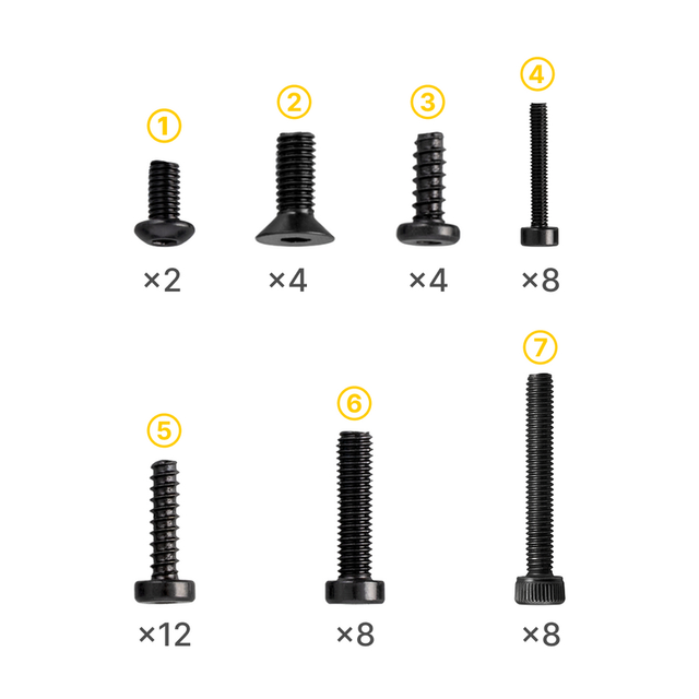 Snapmaker Screw Set For U1 