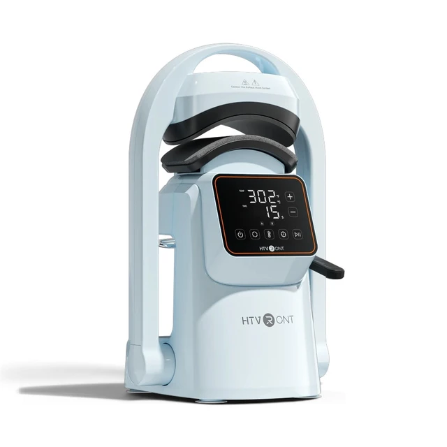 HTVRONT A300 Auto Hat Heat Press Blue 