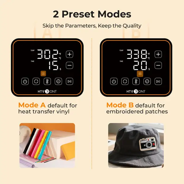 HTVRONT A300 Auto Hat Heat Press Blue 
