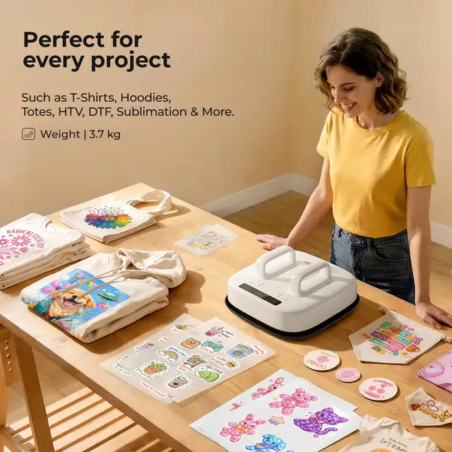 HTVRONT H10 V2 Heat Press White 