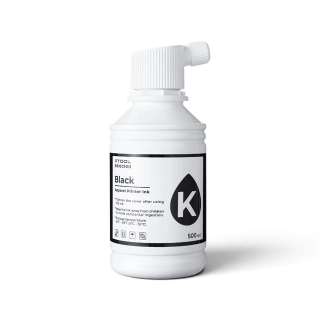 xTool Selected Apparel Printer Ink Black 