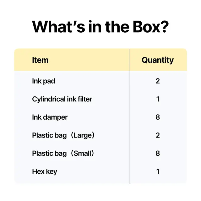 xTool Apparel Printer Maintanence Kit 