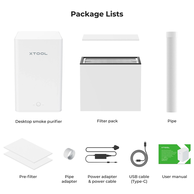 xTool Desktop Air Purifier for M2 