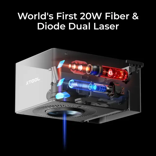 xTool F1 Ultra Dual Laser 20W Fiber & Diode 