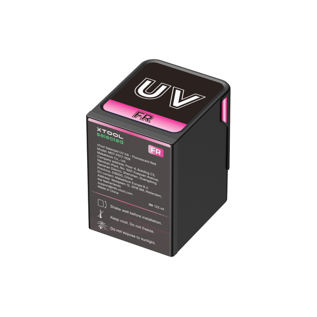 xTool Selected UV Ink Expansion 125ml Fluorescent Red 