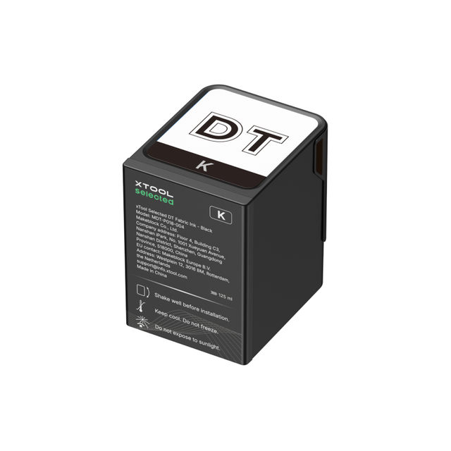 xTool Selected UV Ink DT Fabric 125ml Black 