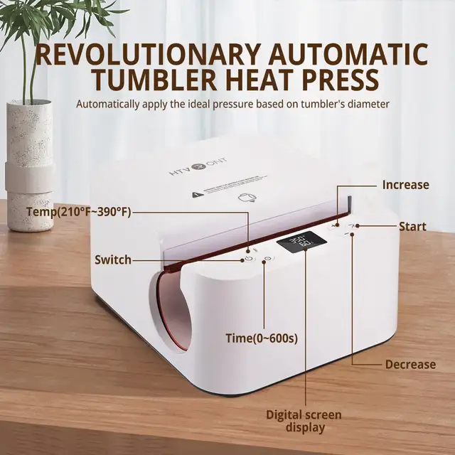 HTVRONT Auto Tumbler 1 Heat Press 