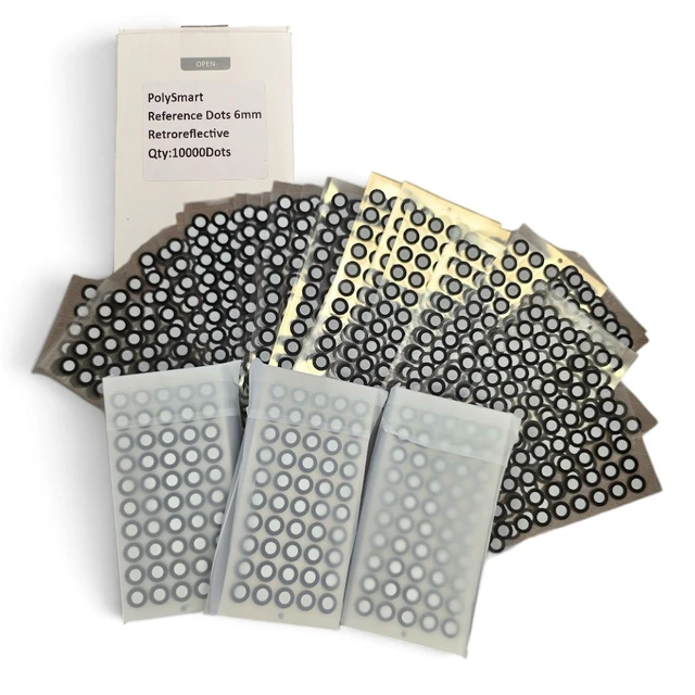 PolySmart Scanning reference dots 6mm Retroreflective 