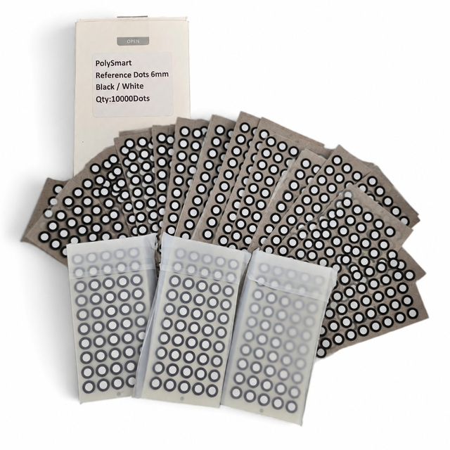 PolySmart Scanning reference dots 6mm Black / White 