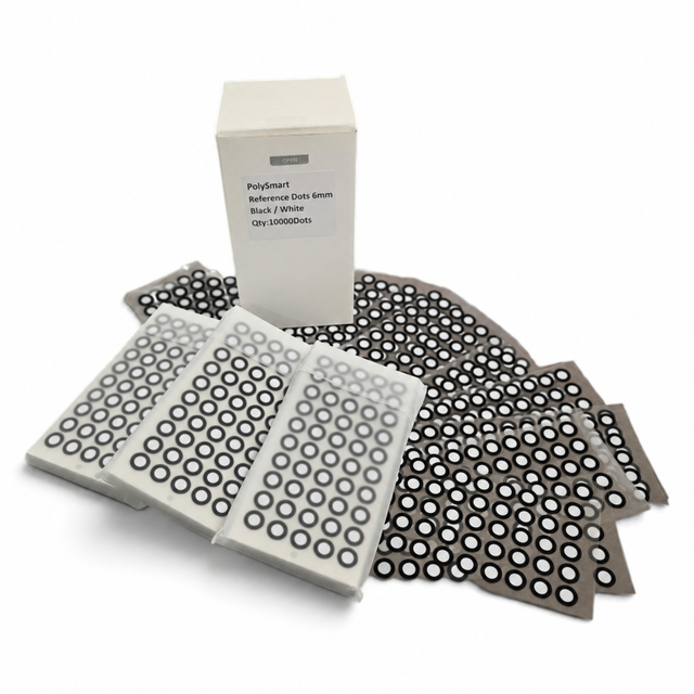 PolySmart Scanning reference dots 6mm Black / White 