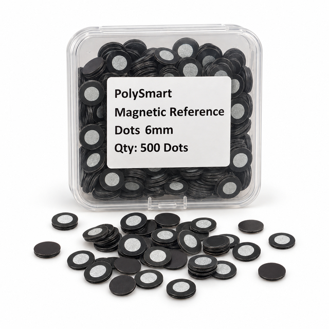 PolySmart Magnetic Scanning Dots 6mm Retroreflective 
