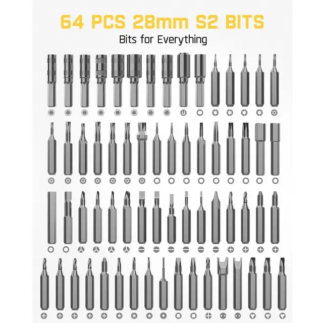 Fanttik E1 NEX Electric Screwdriver Workstation + Bit Set 