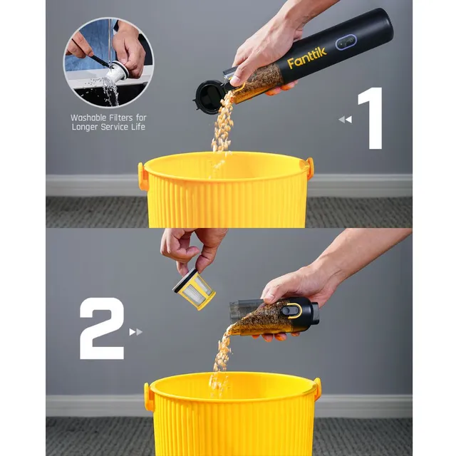 Fanttik V8 Vacuum Cleaner Slim Apex Car RobustClean 