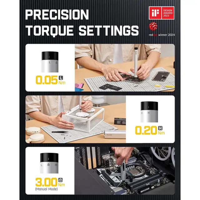 Fanttik E1 Max 3.7V Electric Screwdriver Silver 