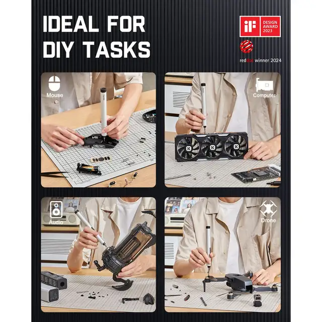 Fanttik E1 Max 3.7V Electric Screwdriver Silver 