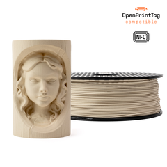 Prusament Woodfill Birch White