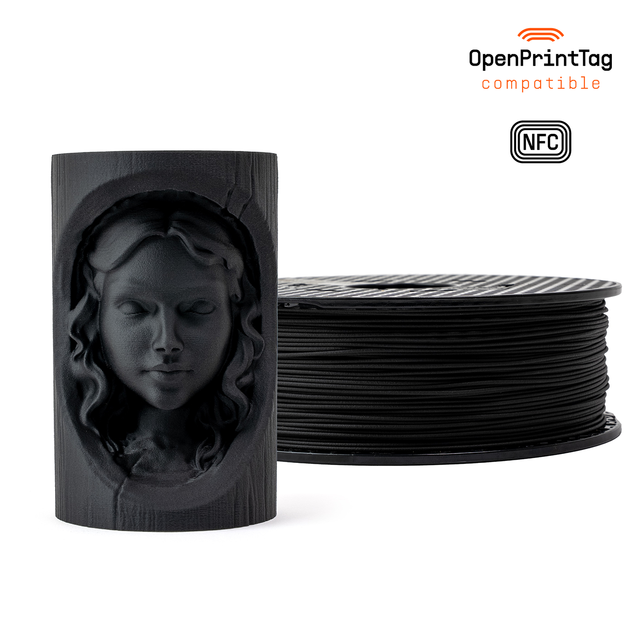 Prusament Woodfill Charcoal Black 
