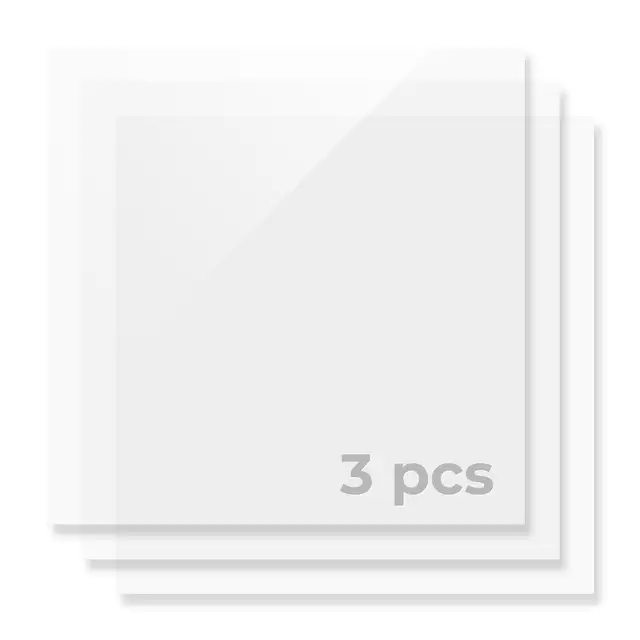 Xtool Translucent Glossy Acrylic Sheet White - 3pcs - 300x300mm 