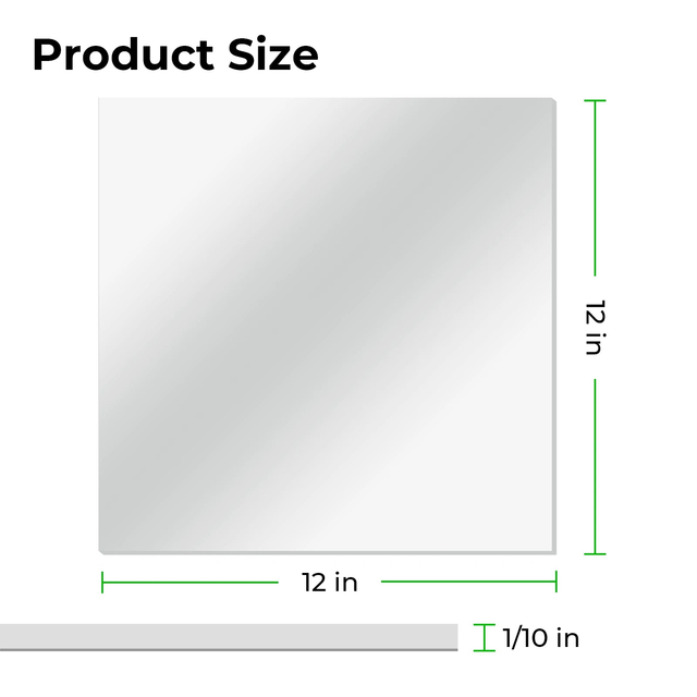 Xtool See-Through Mirror Acrylic Sheet 3pcs - 300x300mm 