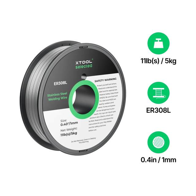 Xtool 1mm Welding Wire ER308L Stainless Steel 