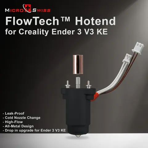 Micro Swiss FlowTech Hotend for Creality Ender-3 V3 KE 