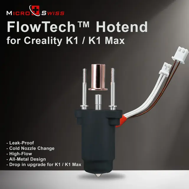 Micro Swiss FlowTech Hotend for Creality K1 / K1C / K1 Max 