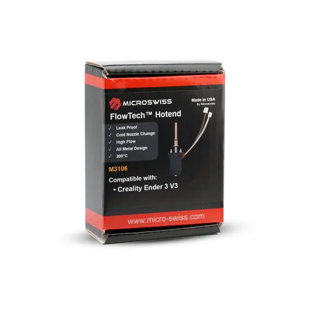 Micro Swiss FlowTech Hotend for Creality Ender-3 V3 