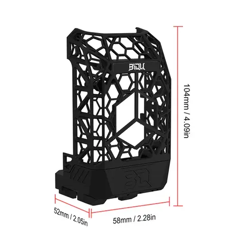 Biqu Panda Jet Pack v1.0 Extruder Front Cover for P1 / X1 series 