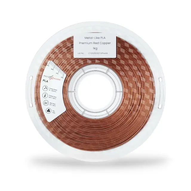 Polyalkemi PLA Premium Metallic Red Copper 