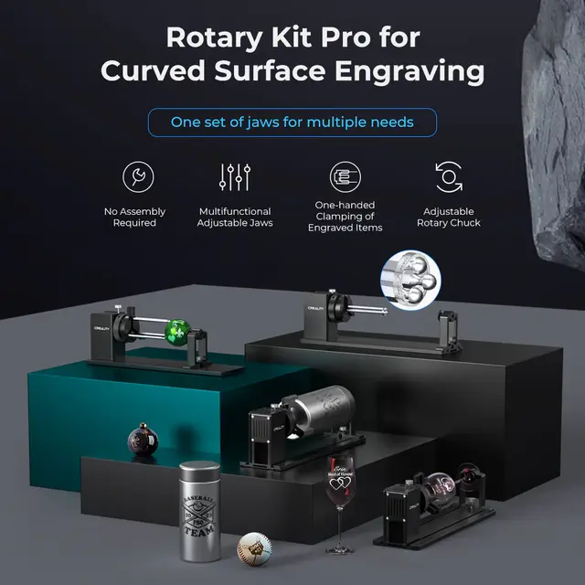 Creality Falcon Rotary Kit Pro for Falcon2 serie 