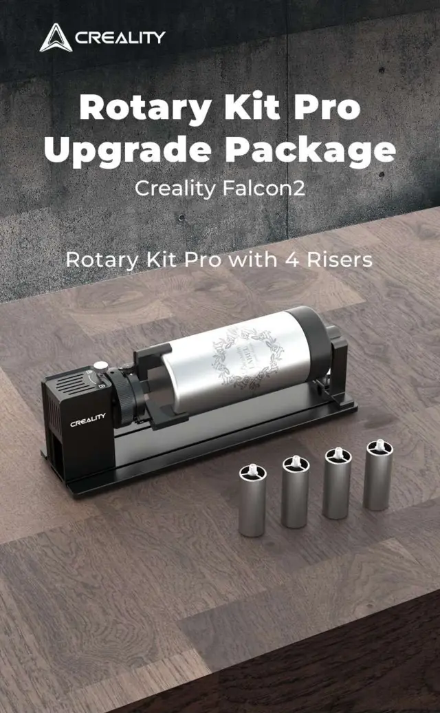 Creality Falcon Rotary Kit Pro for Falcon2 serie 