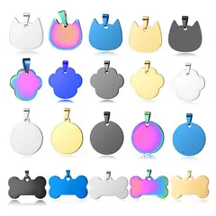 Creality Falcon Pets Tag Metal Pendant 20pcs